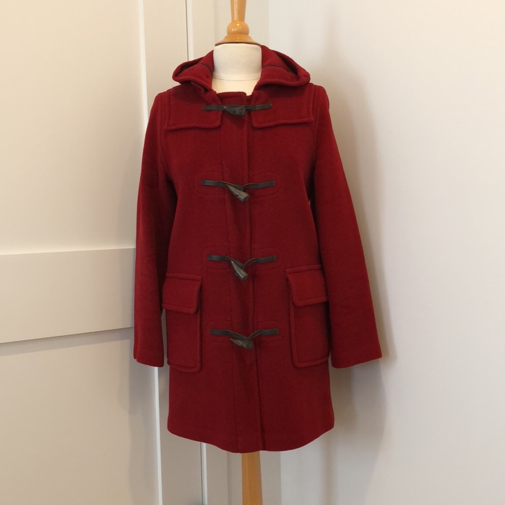 Burberry London Red toggle duffle coat Coat